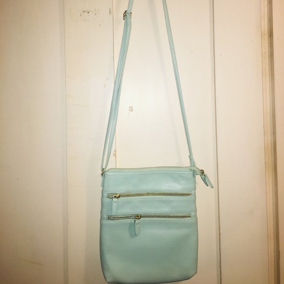 mint green shoulder purse - Picture 1 of 1